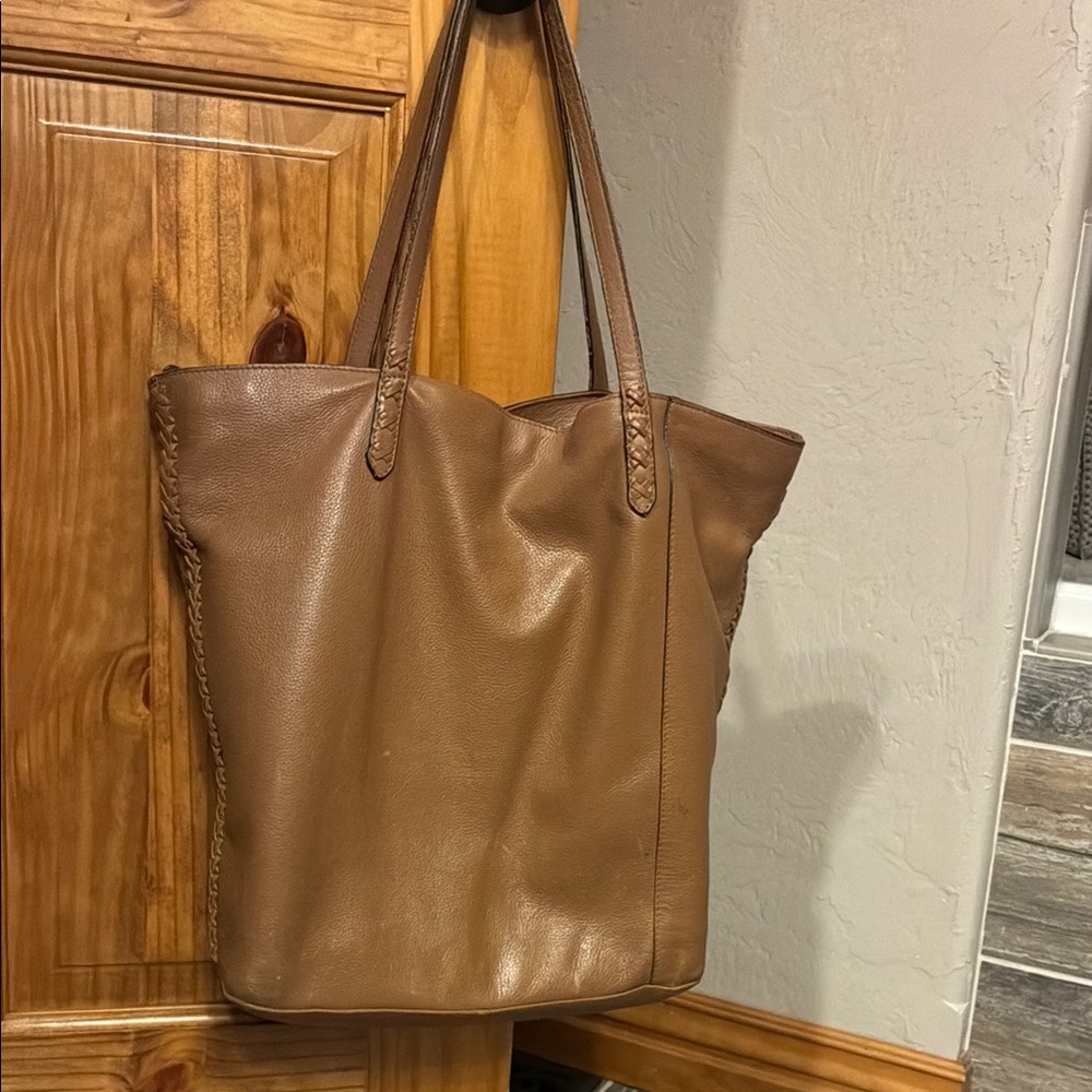 Tabitha Webb Brown Leather Tote Bag